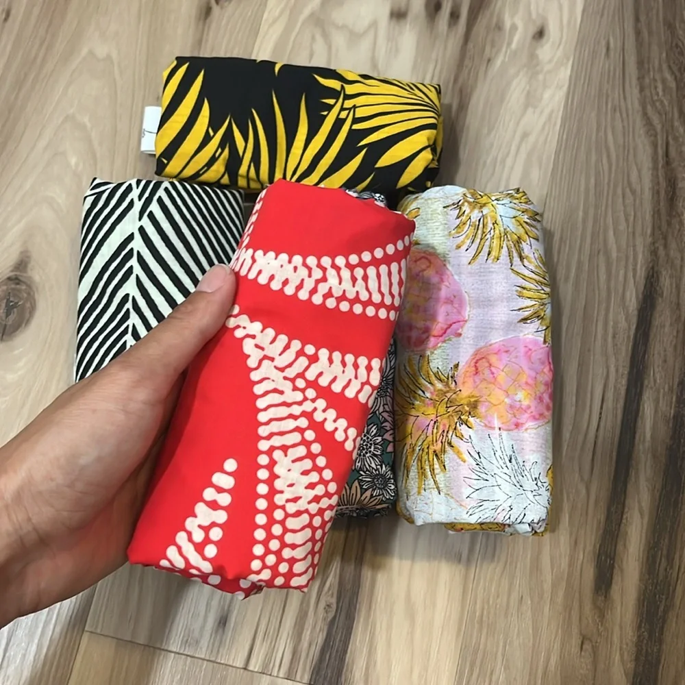 🛍️🌸Foldable lined totes NWOT - Picture 3 of 3